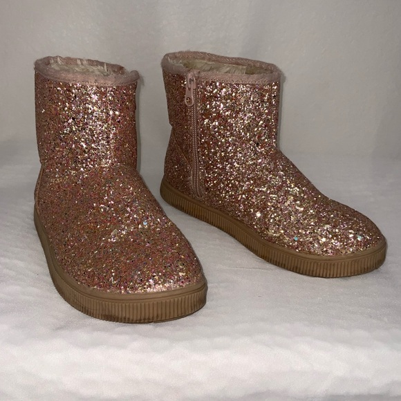 Girl’s Target Sparkle Glitter Boots Size 3 - Picture 1 of 5